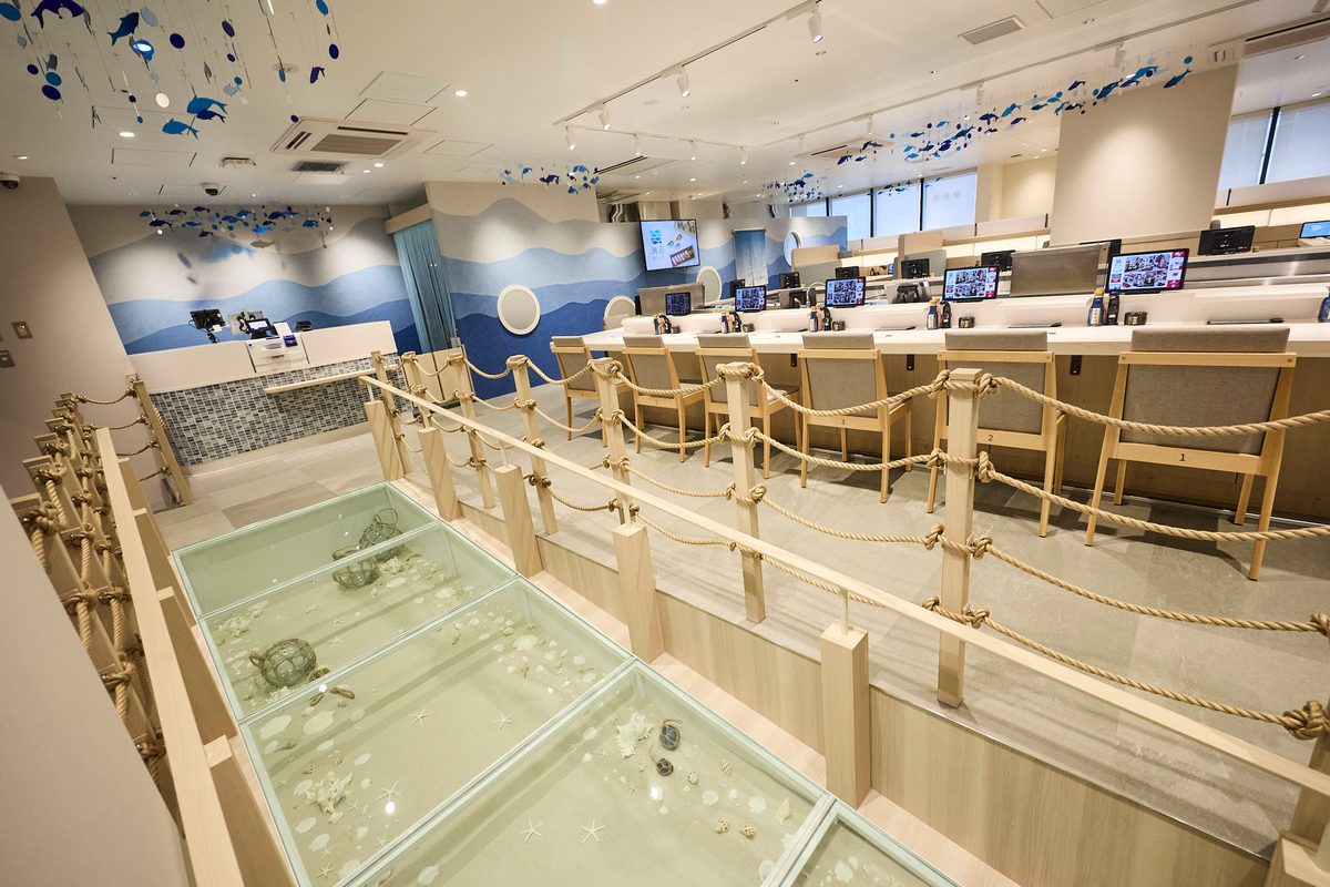 プレスリリースで公開された、店内カウンター周辺の内装